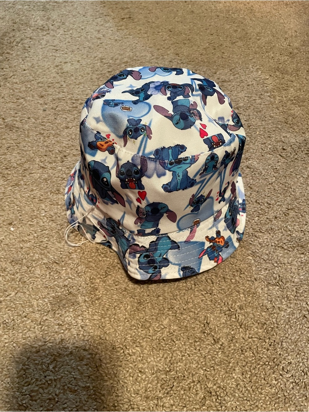 Blue Cartoon Character Bucket Hat for Kids - Unbranded